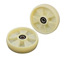 Brand New Pallet Jack Steer Wheels Pair with Bearings NYLON