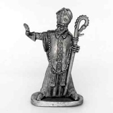 Medieval Bishop With Raised