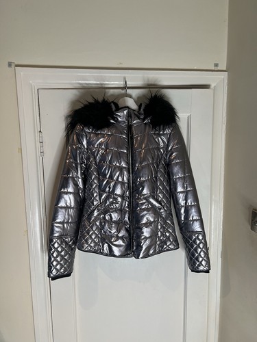River island silver - silver, puffer