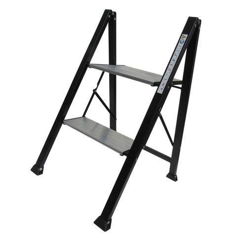 Folding step stool ladder - 2,