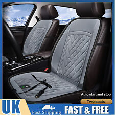 12V Car Seat Pad Cushion Cover Heating Heater Warm Heated Cold Winter Universal