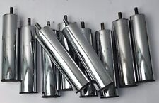 4 X CHROME METAL FURNITURE SOFA LEGS FEET SILVER CABINET STOOL 20 CM