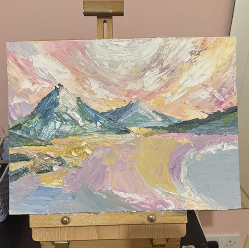 Mountain abstract seascape - mountain,