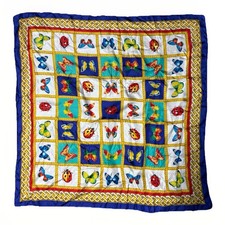 Vintage Blue Butterfly Ladybug