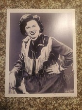 Patsy Cline Signed Autographed