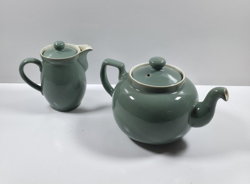 Denby manor green vintage - vintage, tea