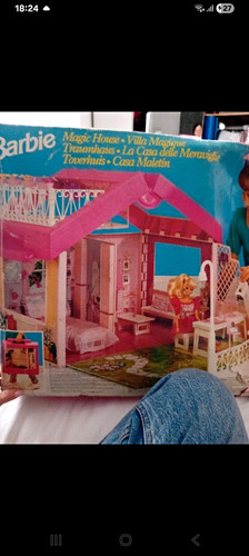 Barbie foldable townhouse doll - barbie,