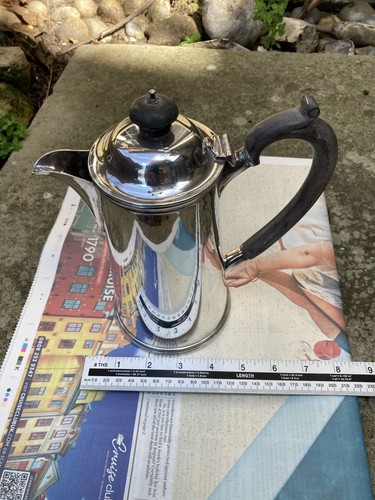 Silver plated coffee pot