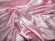 Satin Silky Fabric Plain Dress