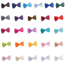 Smart Bow Tie Neck Mens Satin