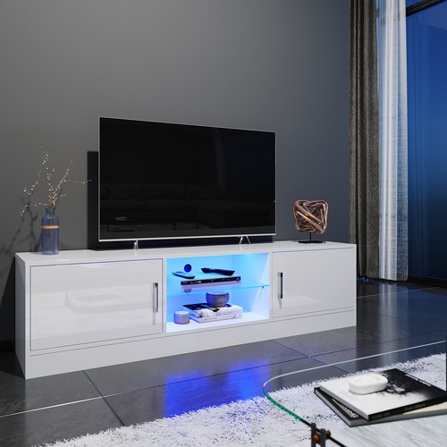 150cm white high gloss - 150cm,