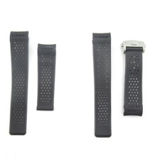 22mm Rubber Black Watch Band