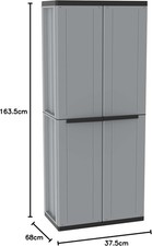 Tall Plastic Cupboard Storage