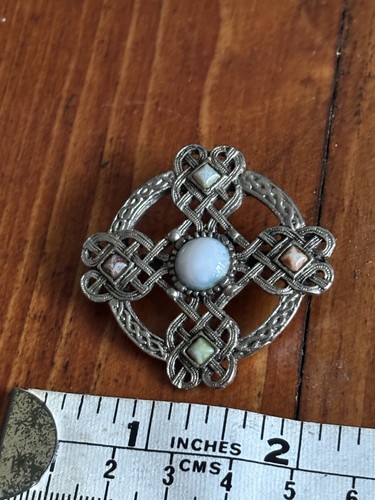 Vintage miracle brooch blue - miracle,