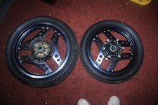 1983-87 HONDA CBX750 16" 18" WHEEL SET FRONT REAR DID RIMS HUBS