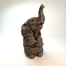 THE HERD Elephant ornament POPCORN #3110 Martha Carey Elephant Figure Marty 1991