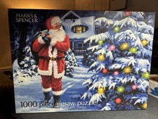 Marks & Spencer 1000 Piece Christmas Jigsaw Puzzle Santa’s Last Call