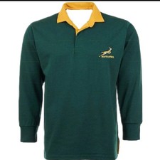 SPRINGBOKS Rugby Jersey - South Africa Retro Rugby Shirt - Brand New - S - 7XL