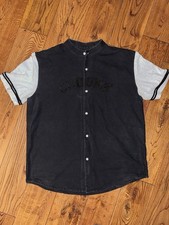 Vintage Crooks And Castles Black Baseball Jersey, Size XL