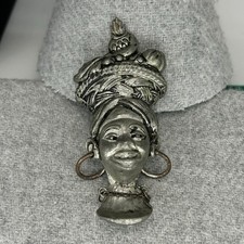 vintage Miracle brooch African