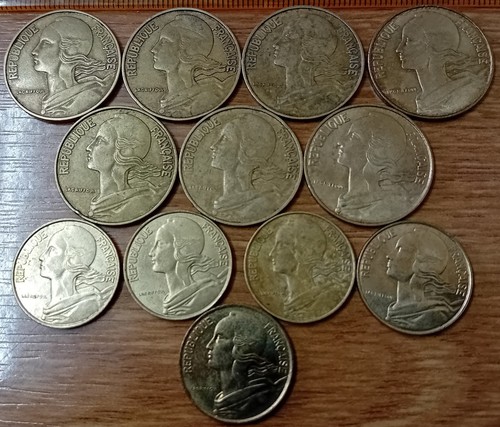 French coins with different - french,