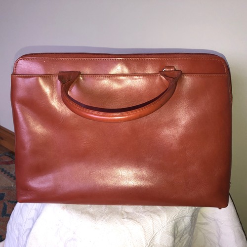 New tan handbag laptop bag - new, 15"