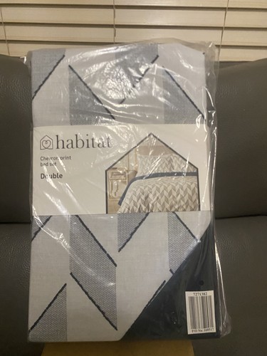 Habitat chevron print navy - habitat,