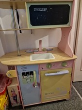 Wooden Kids Play Kitchen Set