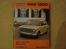 Intereurope BLMC 1100 / 1300 Mk 1, 2, 3 & GT from 1962-75 Repair Manual