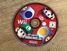 Super Mario Bros Wii Disc Only *Scratched - Disc Needs Resurfacing*