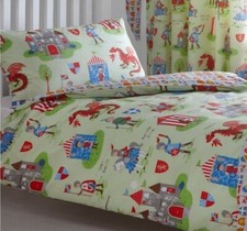 DOUBLE BED KNIGHTS DRAGONS