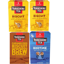 Yorkshire Tea Speciality Brew - 4 boxes - Biscuit/ Caramelised / Bedtime/ Bundle