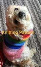 Rainbow Dog Coat Knitting