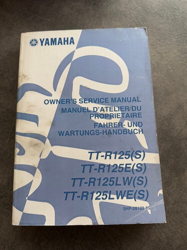Yamaha ttr 125 technical - (s),