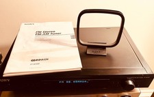 Sony ST-SE500 AM/FM RDS Stereo Radio Tuner with manual