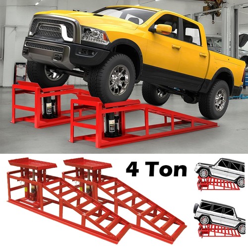 Ton hydraulic car ramps 2pc - car,