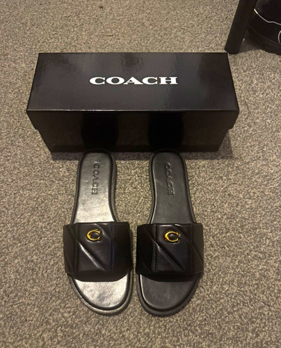 Coach women black leather - women’s,