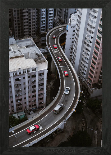 Highway through hong kong - through,
