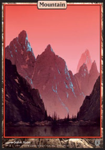 Mountain light play - light,