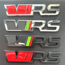3d Metal RS Sticker VRS Car