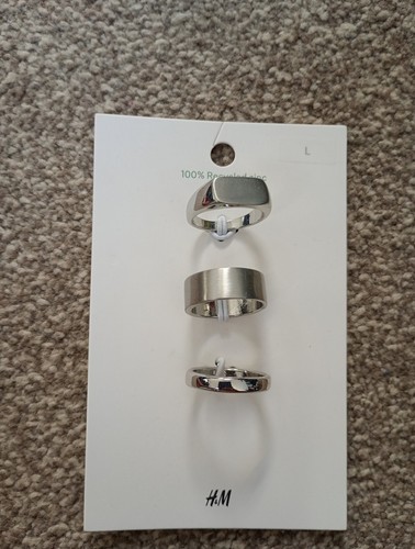 100 recycled zinc - h&m, silver