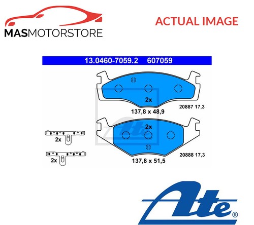 Brake pads set - pads, pad