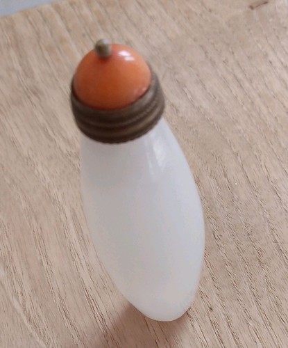 Chinese snuff bottle white - bottle,