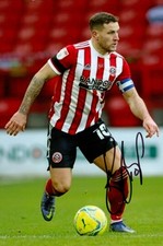 Billy Sharp Signed 6x4 Photo Sheffield United FC England Genuine Autograph + COA