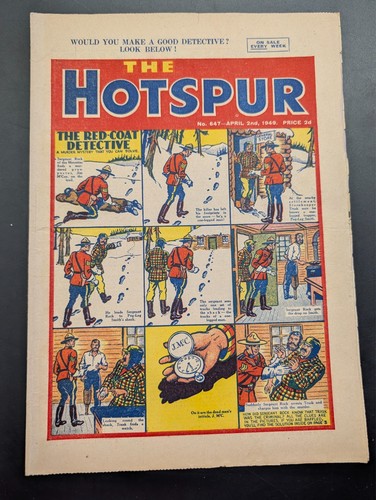 Hotspur comic 647 april - comic,