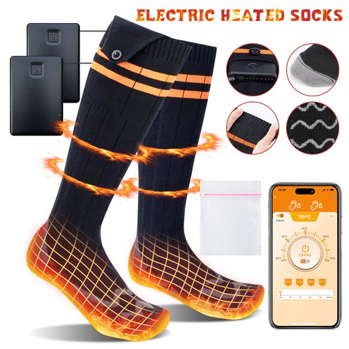 Winter electric heated socks - winter,