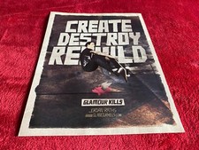 PSK3 SKATEBOARDING ADVERT 11X8 GLAMOUR KILLS : JORDAN RATHS