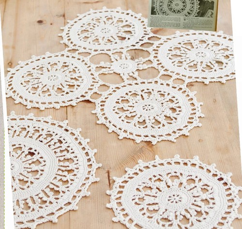 0619 crochet table mats - crochet, &