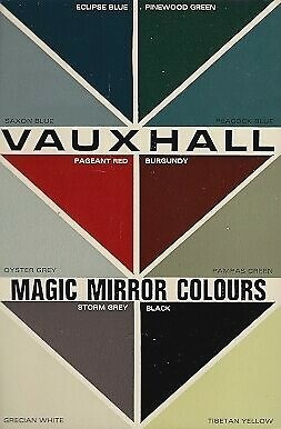 Vauxhall exterior colours - vauxhall,