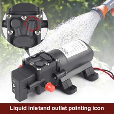 Water Pump Heavy Duty Self-Priming 12V Electric Powered Portable Transfer Pump